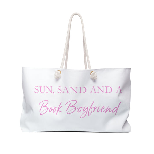 Sun, Sand and a Book Boyfriend Weekender/Beach Bag